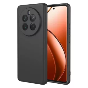   Realme 12 Pro 5G / Realme 12 Pro Plus 5G szilikon tok, hátlaptok, telefon tok, matt, fekete