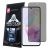 Samsung Galaxy A35 5G / A55 5G üvegfólia, tempered glass, előlapi, edzett, hajlított, fekete kerettel, betekintés védelemmel, Privacy