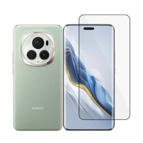   Honor Magic6 Pro 5G üvegfólia, tempered glass, előlapi, 5D, edzett, hajlított, fekete kerettel