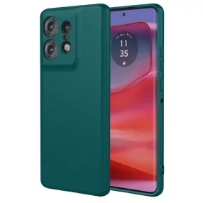   Motorola Edge 50 Pro 5G szilikon tok, hátlaptok, telefon tok, matt, zöld