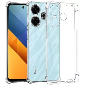   Xiaomi Redmi 13 4G / Poco M6 4G szilikon tok, hátlaptok, telefon tok, erősített sarkokkal, átlátszó, Anti Shock, 1.5mm