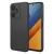 Xiaomi Redmi 13 4G / Poco M6 4G szilikon tok, hátlaptok, telefon tok, velúr belsővel, matt, fekete, Silicon