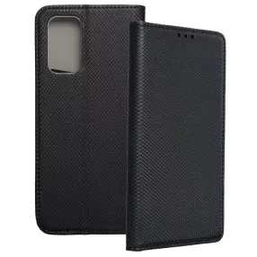   Motorola Edge 50 Fusion 5G könyvtok, fliptok, telefon tok, mágneszáras, bankkártyatartós, fekete