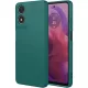 Motorola Moto E14 / G04 / G04s szilikon tok, hátlaptok, telefon tok, matt, zöld