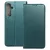 Samsung Galaxy S24 FE 5G könyvtok, fliptok, telefon tok, mágneszáras, bankkártyatartós, zöld, Smart Magnetic