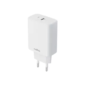   Maxlife MXTC-10-30C 30W USB-C PD gyorstöltő hálózati adapter telefon töltő