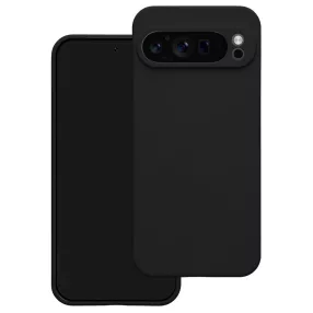   Google Pixel 9 Pro XL 5G szilikon tok, hátlaptok, telefon tok, matt, fekete
