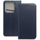 Xiaomi Redmi Note 14 4G könyvtok, fliptok, telefon tok, mágneszáras, bankkártyatartós, sötétkék, Smart Magnetic