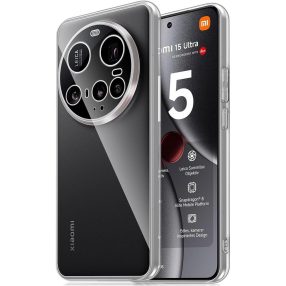   Xiaomi 15 Ultra 5G szilikon tok, hátlaptok, telefon tok, kamera védelemmel, átlátszó, 2mm