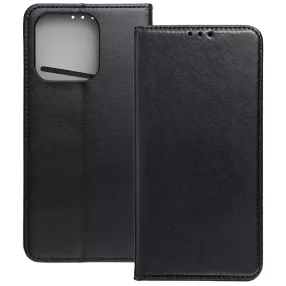   Honor X8c könyvtok, fliptok, telefon tok, mágneszáras, bankkártyatartós, fekete, Smart Magnetic