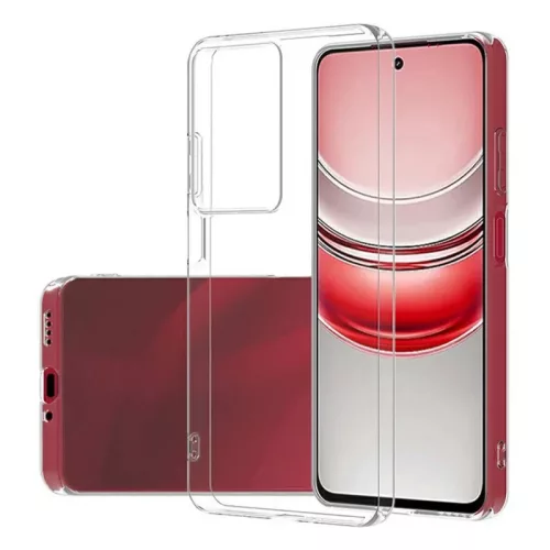 Realme 14x 5G / C75 szilikon tok, hátlaptok, telefon tok, vékony, átlátszó, 1mm