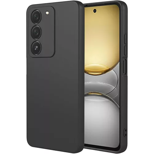 Realme 14x 5G szilikon tok, hátlaptok, telefon tok, matt, fekete