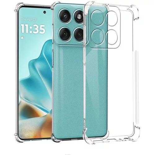 Motorola Edge 60 Fusion 5G / Edge 60 5G szilikon tok, hátlaptok, telefon tok, erősített sarkokkal, átlátszó, Anti Shock, 1.5mm