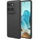 Motorola Edge 60 Fusion 5G / Edge 60 5G szilikon tok, hátlaptok, telefon tok, matt, fekete