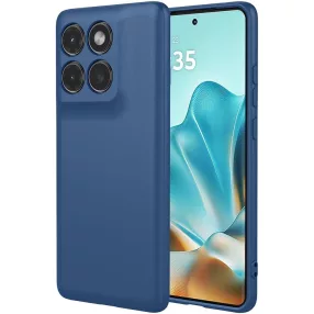   Motorola Edge 60 Fusion 5G / Edge 60 5G szilikon tok, hátlaptok, telefon tok, matt, sötétkék