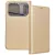 iPhone 17 Pro könyvtok, fliptok, telefon tok, mágneszáras, bankkártyatartós, arany