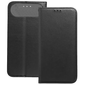   iPhone Air könyvtok, fliptok, telefon tok, mágneszáras, bankkártyatartós, fekete, Smart Magnetic