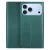 iPhone 18 Pro Max / 17 Pro Max könyvtok, fliptok, telefon tok, mágneszáras, bankkártyatartós, zöld, Smart Magnetic