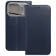 iPhone 17 Pro Max könyvtok, fliptok, telefon tok, mágneszáras, bankkártyatartós, sötétkék, Smart Magnetic