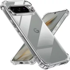   Google Pixel 10 Pro XL 5G szilikon tok, hátlaptok, telefon tok, erősített sarkokkal, kamera védelemmel, átlátszó, Anti Shock, 1.5mm