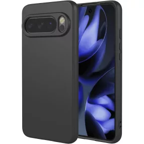   Google Pixel 10 Pro 5G szilikon tok, hátlaptok, telefon tok, matt, fekete