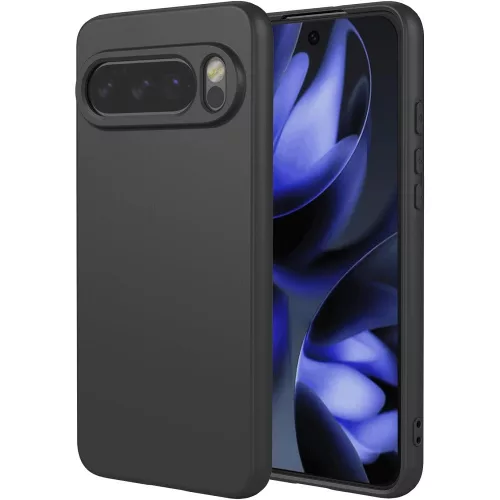 Google Pixel 10 Pro 5G szilikon tok, hátlaptok, telefon tok, matt, fekete