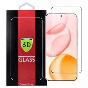   Honor 400 5G üvegfólia, tempered glass, előlapi, 6D, edzett, hajlított, fekete kerettel