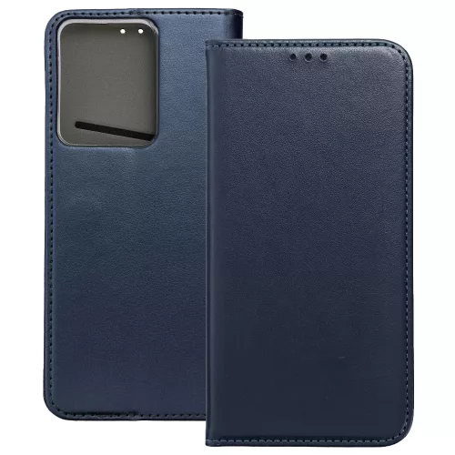 Realme 14 5G / Realme 14T 5G könyvtok, fliptok, telefon tok, mágneszáras, bankkártyatartós, sötétkék, Smart Magnetic