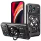iPhone 18 Pro / 17 Pro Defender Armor Mag tok – mágneses, MagSafe kompatibilis, kitámasztható, ütésálló, fekete