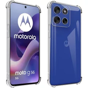   Motorola Moto G56 5G szilikon tok, hátlaptok, telefon tok, erősített sarkokkal, átlátszó, Anti Shock, 1.5mm