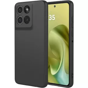   Motorola Moto G86 5G szilikon tok, hátlaptok, telefon tok, matt, fekete