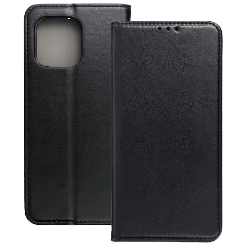 Motorola Moto G86 5G könyvtok, fliptok, telefon tok, mágneszáras, bankkártyatartós, fekete, Smart Magnetic