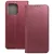 Motorola Moto G86 5G könyvtok, fliptok, telefon tok, mágneszáras, bankkártyatartós, bordó, Smart Magnetic