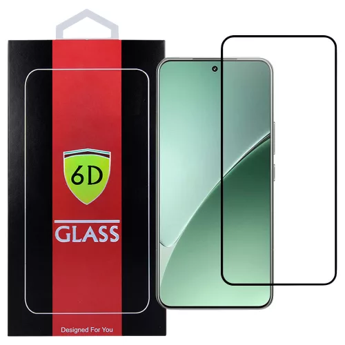 Xiaomi 15 5G üvegfólia, tempered glass, előlapi, 6D, edzett, hajlított, fekete kerettel