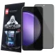 Samsung Galaxy S25 FE 5G üvegfólia, tempered glass, előlapi, edzett, hajlított, fekete kerettel, betekintés védelemmel, Privacy
