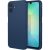 Samsung Galaxy A07 szilikon tok, hátlaptok, telefon tok, velúr belsővel, matt,sötétkék, Silicon