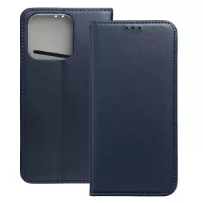   Motorola Edge 60 Pro 5G könyvtok, fliptok, telefon tok, mágneszáras, bankkártyatartós, sötétkék, Smart Magnetic