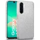 Samsung Galaxy A18 (4G/5G) / A17 (4G/5G) szilikon tok, hátlaptok, telefon tok, csillámos, ezüst, Glitter
