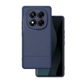   Xiaomi Redmi Note 14 Pro 5G / Redmi Note 14 Pro Plus 5G szilikon tok – kameravédős, karbon mintás kék hátlaptok, Simple Carbon case