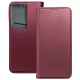 Xiaomi Redmi 15 4G / Redmi 15 5G könyvtok, fliptok, telefon tok, mágneszáras, bankkártyatartós, bordó, Smart Magnetic