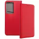 Xiaomi Redmi 15 4G / Redmi 15 5G könyvtok, fliptok, telefon tok, mágneszáras, bankkártyatartós, piros