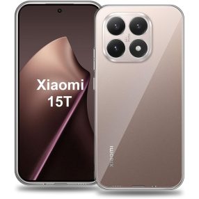  Xiaomi 15T 5G szilikon tok, hátlaptok, telefon tok, vastag, átlátszó, kamera védelemmel, 2mm