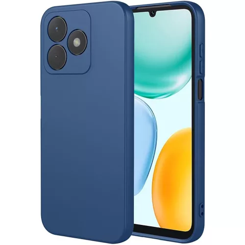 Honor X5c Plus szilikon tok, hátlaptok, telefon tok, matt, sötétkék