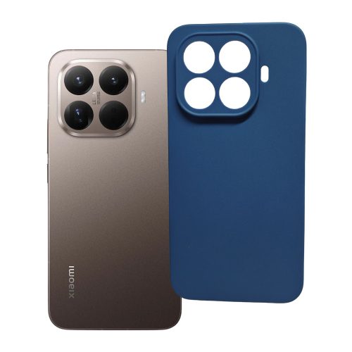 Xiaomi 15T Pro 5G szilikon tok, hátlaptok, telefon tok, matt, sötétkék