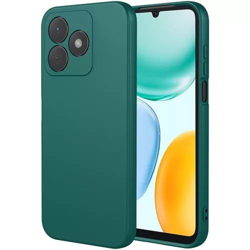 Honor X5c Plus szilikon tok, hátlaptok, telefon tok, matt, zöld