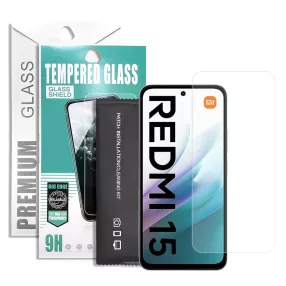   Xiaomi Redmi 15 4G / Redmi 15 5G üvegfólia, tempered glass, előlapi, edzett, 9H, 0.33mm, prémium