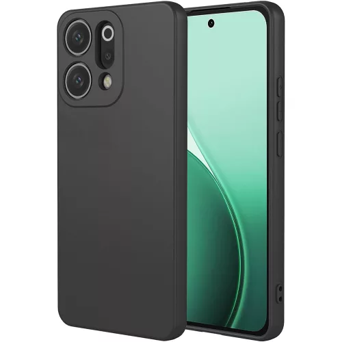 Oppo Reno14 5G szilikon tok, hátlaptok, telefon tok, matt, fekete