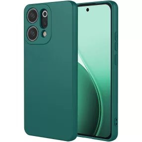   Oppo Reno14 5G szilikon tok, hátlaptok, telefon tok, matt, zöld