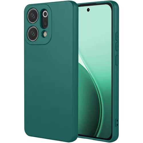Oppo Reno14 5G szilikon tok, hátlaptok, telefon tok, matt, zöld