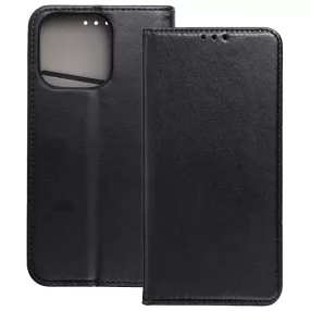   Oppo Reno14 5G / Reno14 FS 5G könyvtok, fliptok, telefon tok, mágneszáras, bankkártyatartós, fekete, Smart Magnetic